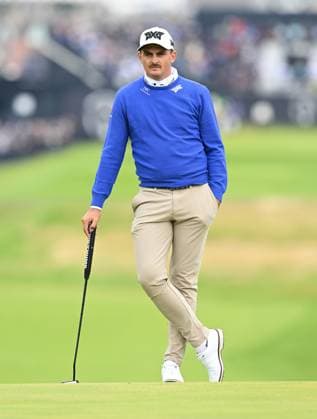 Christiaan Bezuidenhout on the 1st Green The Open Championship, Day Two, Golf, Royal Portrush Golf Club, Portrush, Northern Ireland, UK - 18 Jul 2025 EDITORIAL USE ONLY No use with unauthorised audio, video, data, fixture lists, club league logos or live services. Online in-match use limited to 120 images, no video emulation. No use in betting, games or single club league player publications. Copyright: xGreigxCowie Shutterstockx 15402506k