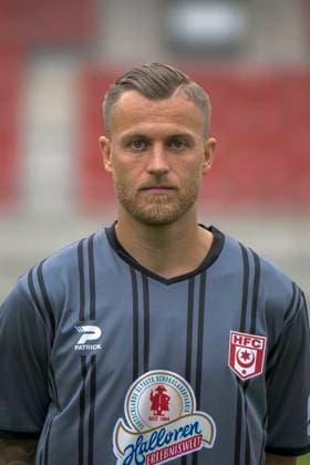 Goalkeeper Sven Mueller HFC, 1 , Hallescher FC, Team, Team Photo, Portraits, Player Photo, Soccer, RL Nordost, Season 2025 26, 17 07 2025 Halle Leuna Chemie Stadion ST Germany