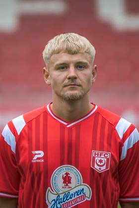 Robin Friedrich HFC, 7 , Hallescher FC, Team, Team Photo, Portraits, Player Photo, Soccer, RL Nordost, Season 2025 26, 17 07 2025 Halle Leuna Chemie Stadion ST Germany