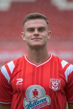 Fabrice Hartmann HFC, 11 , Hallescher FC, Team, Team Photo, Portraits, Player Photo, Soccer, RL Nordost, Season 2025 26, 17 07 2025 Halle Leuna Chemie Stadion ST Germany