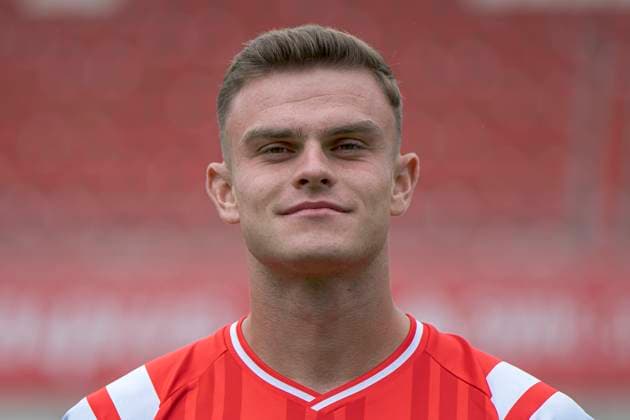 Fabrice Hartmann HFC, 11 , Hallescher FC, Team, Team Photo, Portraits, Player Photo, Soccer, RL Nordost, Season 2025 26, 17 07 2025 Halle Leuna Chemie Stadion ST Germany
