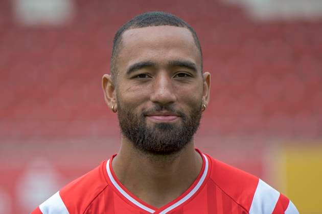 Cyrill Akono HFC, 14 , Hallescher FC, team, team photo, portraits, player photo, football, RL Nordost, season 2025 26, 17 07 2025 Halle Leuna Chemie Stadion ST Germany