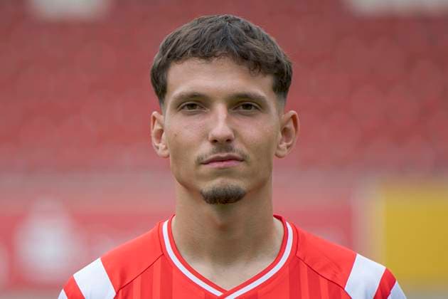 Pierre Weber HFC, 16 , Hallescher FC, team, team photo, portraits, player photo, football, RL Nordost, season 2025 26, 17 07 2025 Halle Leuna Chemie Stadion ST Germany
