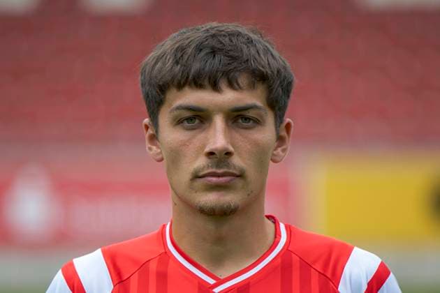 Joscha Wosz HFC, 20 , Hallescher FC, team, team photo, portraits, player photo, football, RL Nordost, season 2025 26, 17 07 2025 Halle Leuna Chemie Stadion ST Germany