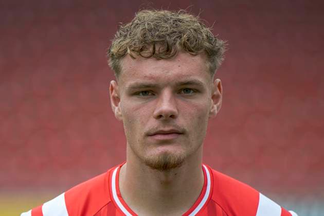 Vin Kastull HFC, 27 , Hallescher FC, team, team photo, portraits, player photo, football, RL Nordost, season 2025 26, 17 07 2025 Halle Leuna Chemie Stadion ST Germany