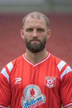 Fatlum Elezi HFC, 44 , Hallescher FC, Team, Team Photo, Portraits, Player Photo, Soccer, RL Nordost, Season 2025 26, 17 07 2025 Halle Leuna Chemie Stadion ST Germany