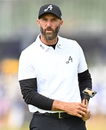 Dustin Johnson celebrates holing a putt on the 1st green for a birdie The Open Championship, Day Three, Golf, Royal Portrush Golf Club, Portrush, Northern Ireland, UK - 19 Jul 2025 EDITORIAL USE ONLY No use with unauthorised audio, video, data, fixture lists, club league logos or live services. Online in-match use limited to 120 images, no video emulation. No use in betting, games or single club league player publications. Copyright: xGreigxCowie Shutterstockx 15403239h