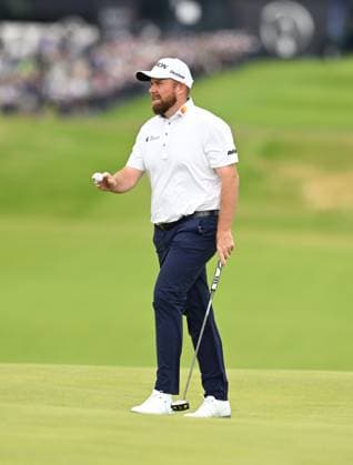 Shane Lowry on the 1st Green The Open Championship, Day Three, Golf, Royal Portrush Golf Club, Portrush, Northern Ireland, UK - 19 Jul 2025 EDITORIAL USE ONLY No use with unauthorised audio, video, data, fixture lists, club league logos or live services. Online in-match use limited to 120 images, no video emulation. No use in betting, games or single club league player publications. Copyright: xGreigxCowie Shutterstockx 15403239r