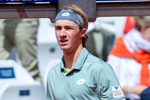 Lukas Neumayer Austria looks disappointed, ATP 250 Tournament, Generali Open Kitzbuhel, Tennis stadium at Kapserfeld, July 22, 2025 in Kitzbuehel, Austria Photo by Marco Steinbrenner DeFodi Images Lukas Neumayer Austria looks disappointed, ATP 250 Tournament, Generali Open Kitzbuhel, Tennis stadium at Kapserfeld, July 22, 2025 in Kitzbuehel, Austria Photo by Marco Steinbrenner DeFodi Images