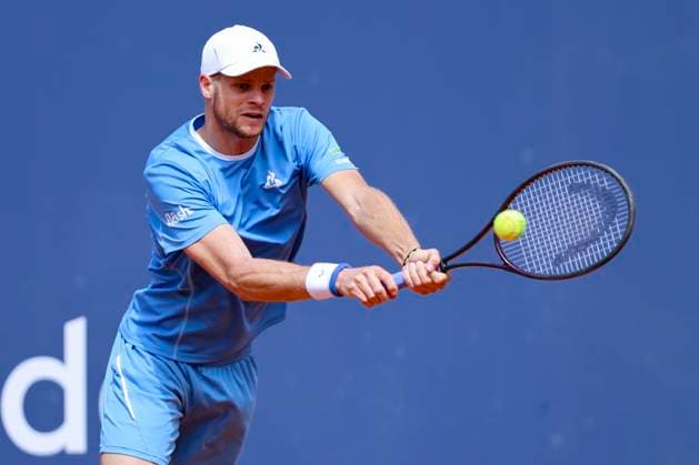 Yannick Hanfmann Germany controls the ball, ATP 250 Tournament, Generali Open Kitzbuhel, Tennis stadium at Kapserfeld, July 22, 2025 in Kitzbuehel, Austria Photo by Marco Steinbrenner DeFodi Images Yannick Hanfmann Germany controls the ball, ATP 250 Tournament, Generali Open Kitzbuhel, Tennis stadium at Kapserfeld, July 22, 2025 in Kitzbuehel, Austria Photo by Marco Steinbrenner DeFodi Images