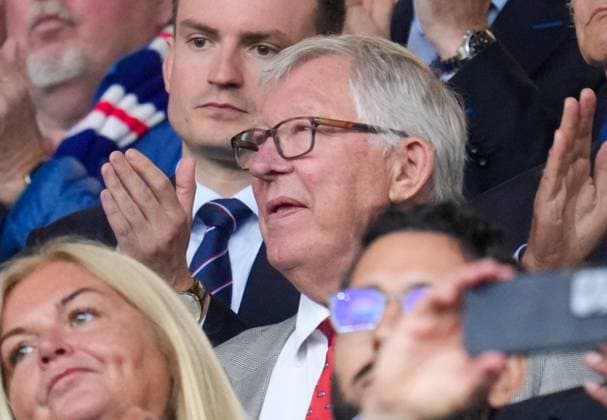 Sir Alex Ferguson in the Ibrox Directors Box. Rangers v Panathinaikos, UEFA Champions League, 2nd Qualifying Round, Football, Ibrox Stadium, Glasgow, UK - 22 Jul 2025Glasgow Ibrox Stadium United Kingdom EDITORIAL USE ONLY No use with unauthorised audio, video, data, fixture lists, club league logos or live services. Online in-match use limited to 120 images, no video emulation. No use in betting, games or single club league player publications. Copyright: xStuartxWallace Shutterstockx 15409267s