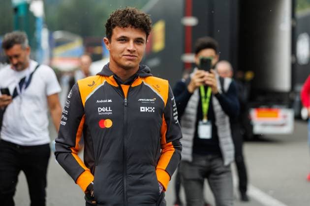 Lando Norris McLaren Formula 1 Team, 04 , Belgian Grand Prix, Motorsport, Formula 1, 2025 season, 24 07 2025 Belgian Grand Prix, Motorsport, Formula 1, 2025 season, 24 07 2025 Copyright: xEibner-Pressefoto AlexanderxNeisx EP_ANS