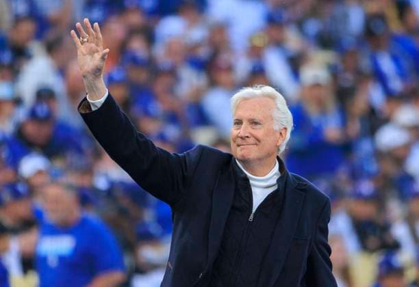June 18, 2025, Los Angeles, California, USA: The Buss family has agreed to sell the controlling stake of the Los Angeles Lakers to TWG Global CEO Mark Walter, with a franchise valuation of billion. FILE PHOTO: Los Angeles Dodgers owner, Mark Walter is introduced during the World Series Ring presentation prior to the MLB, Baseball Herren, USA regular season game against the Detroit Tigers on Friday March 28, 2025 at Dodger Stadium in Los Angeles, California. Dodgers defeat Tigers, 8-5. JAVIER ROJAS PI Los Angeles USA - ZUMAp124 20250618_zaa_p124_009 Copyright: xJavierxRojasx Los Angeles USA - ZUMA0822 0822726593st Copyright: xIMAGO JavierxRojasx