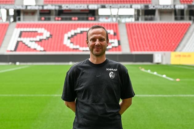 Patrick Grolimund SC Freiburg, Co Coach GER, SC Freiburg, Soccer, 1 BL, Portraettermin 2025 2026, 30 07 2025 GER, SC Freiburg, Soccer, 1 BL, Portraettermin 2025 2026, 30 07 2025 Freiburg Copyright: xEibner-Pressefoto ThomasxHessx EP_THS
