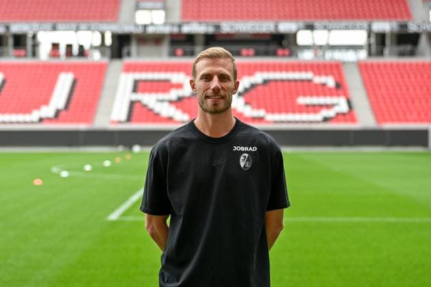 Maximilian Kessler SC Freiburg, Athletic Trainer GER, SC Freiburg, Football, 1 BL, Portrait date 2025 2026, 30 07 2025 GER, SC Freiburg, Football, 1 BL, Portrait date 2025 2026, 30 07 2025 Freiburg Copyright: xEibner-Pressefoto ThomasxHessx EP_THS