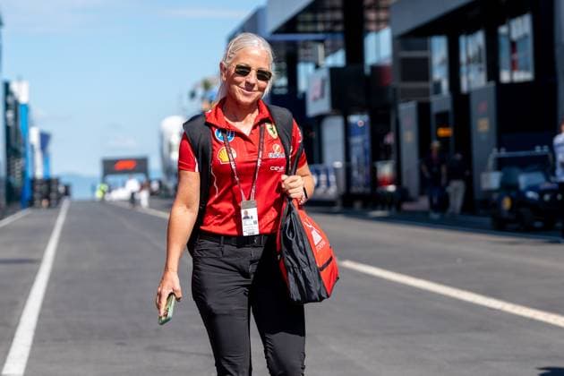 Angela Cullen Physiotherapist to Lewis Hamilton, Great Britain , HUN, Formula 1 World Championship, Hungarian Grand Prix, Hungaroring, Media Day, 2025 season, 31 07 2025 HUN, Formula 1 World Championship, Hungarian Grand Prix, Hungaroring, Media Day, 2025 season, 31 07 2025 Montreal Copyright: xEibner-Pressefoto MarcelxFischerx EP_MFI