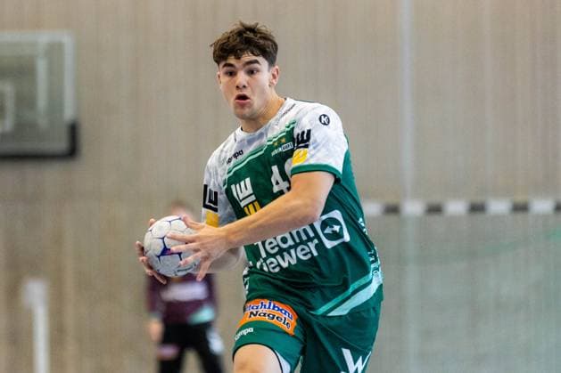 Elias NEWEL FRISCH AUF Goeppingen, 40 FRISCH AUF Goeppingen FAG vs SG Koendringen Teningen, Handball, Men, S Cup Altensteig 2025, Season 2025 2026, 01 08 2025 FRISCH AUF Goeppingen FAG vs SG Koendringen Teningen, Handball, Men, S Cup Altensteig 2025, Season 2025 2026, 01 08 2025 Altensteig Copyright: xEibnerxPressefoto OliverxSchmidtx EP_OST