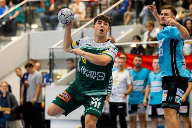 Elias NEWEL FRISCH AUF Goeppingen, 40 FRISCH AUF Goeppingen FAG vs SG Koendringen Teningen, Handball, Men, S Cup Altensteig 2025, Season 2025 2026, 01 08 2025 FRISCH AUF Goeppingen FAG vs SG Koendringen Teningen, Handball, Men, S Cup Altensteig 2025, Season 2025 2026, 01 08 2025 Altensteig Copyright: xEibnerxPressefoto OliverxSchmidtx EP_OST