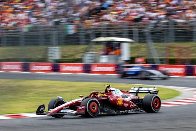 Lewis Hamilton Scuderia Ferrari HP F1 Team, Great Britain, 44 in SF 25, HUN, Formula 1 World Championship, Hungarian Grand Prix, Hungaroring, race, 2025 season, 03 08 2025 HUN, Formula 1 World Championship, Hungarian Grand Prix, Hungaroring, race, 2025 season, 03 08 2025 Budapest Copyright: xEibner-Pressefoto MarcelxFischerx EP_MFI