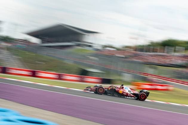 Charles Leclerc Scuderia Ferrari HP F1 Team, Monaco, 16 in SF 25, HUN, Formula 1 World Championship, Hungarian Grand Prix, Hungaroring, race, 2025 season, 03 08 2025 HUN, Formula 1 World Championship, Hungarian Grand Prix, Hungaroring, race, 2025 season, 03 08 2025 Budapest Copyright: xEibner-Pressefoto MarcelxFischerx EP_MFI