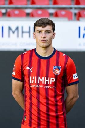 Luca Kerber FC Heidenheim, 20 GER, FC Heidenheim 1846, Football, 1 Bundesliga, Portraettermin 2025 2026, 07 08 2025, DFB DFL regulations prohibit any use of photographs as image sequences GER, FC Heidenheim 1846, Football, 1 Bundesliga, Portraettermin 2025 2026, 07 08 2025 Heidenheim Copyright: xEibner-Pressefoto RogerxBuerkex EP_RBE