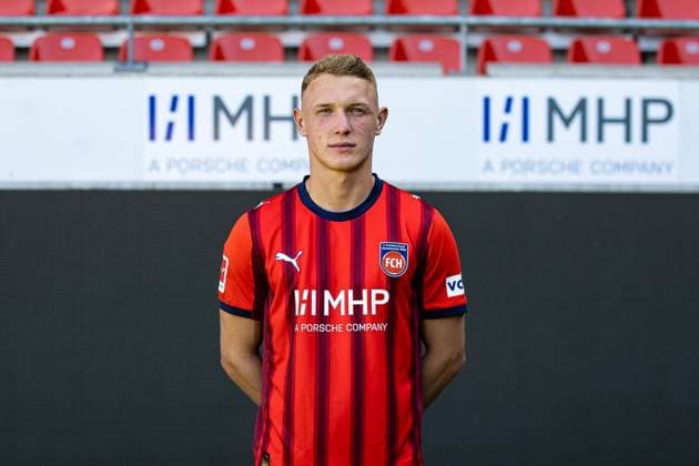 Luka Janes FC Heidenheim, 36 GER, FC Heidenheim 1846, Football, 1 Bundesliga, Portraettermin 2025 2026, 07 08 2025, DFB DFL regulations prohibit any use of photographs as image sequences GER, FC Heidenheim 1846, Football, 1 Bundesliga, Portraettermin 2025 2026, 07 08 2025 Heidenheim Copyright: xEibner-Pressefoto RogerxBuerkex EP_RBE