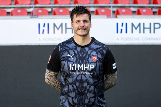 Kevin Mueller FC Heidenheim, 01 GER, FC Heidenheim 1846, Football, 1 Bundesliga, Portraettermin 2025 2026, 07 08 2025, DFB DFL regulations prohibit any use of photographs as image sequences GER, FC Heidenheim 1846, Football, 1 Bundesliga, Portraettermin 2025 2026, 07 08 2025 Heidenheim Copyright: xEibner-Pressefoto RogerxBuerkex EP_RBE