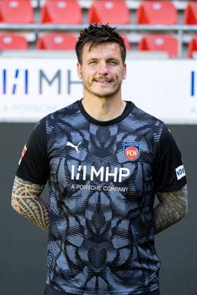 Kevin Mueller FC Heidenheim, 01 GER, FC Heidenheim 1846, Football, 1 Bundesliga, Portraettermin 2025 2026, 07 08 2025, DFB DFL regulations prohibit any use of photographs as image sequences GER, FC Heidenheim 1846, Football, 1 Bundesliga, Portraettermin 2025 2026, 07 08 2025 Heidenheim Copyright: xEibner-Pressefoto RogerxBuerkex EP_RBE