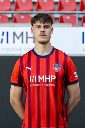 Adam Koelle FC Heidenheim, 28 GER, FC Heidenheim 1846, Football, 1 Bundesliga, Portraettermin 2025 2026, 07 08 2025, DFB DFL regulations prohibit any use of photographs as image sequences GER, FC Heidenheim 1846, Football, 1 Bundesliga, Portraettermin 2025 2026, 07 08 2025 Heidenheim Copyright: xEibner-Pressefoto RogerxBuerkex EP_RBE