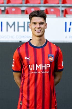 Mathias Honsack FC Heidenheim, 17 GER, FC Heidenheim 1846, Football, 1 Bundesliga, Portraettermin 2025 2026, 07 08 2025, DFB DFL regulations prohibit any use of photographs as image sequences GER, FC Heidenheim 1846, Football, 1 Bundesliga, Portraettermin 2025 2026, 07 08 2025 Heidenheim Copyright: xEibner-Pressefoto RogerxBuerkex EP_RBE