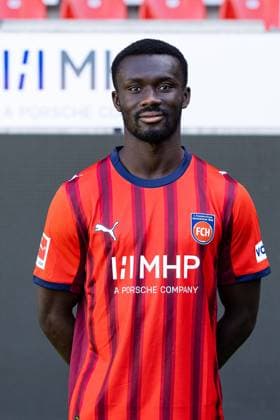 Sirlord Conteh FC Heidenheim, 31 GER, FC Heidenheim 1846, Football, 1 Bundesliga, Portraettermin 2025 2026, 07 08 2025, DFB DFL regulations prohibit any use of photographs as image sequences GER, FC Heidenheim 1846, Football, 1 Bundesliga, Portraettermin 2025 2026, 07 08 2025 Heidenheim Copyright: xEibner-Pressefoto RogerxBuerkex EP_RBE