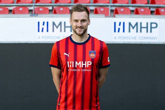Patrick Mainka FC Heidenheim, 06 GER, FC Heidenheim 1846, Football, 1 Bundesliga, Portraettermin 2025 2026, 07 08 2025, DFB DFL regulations prohibit any use of photographs as image sequences GER, FC Heidenheim 1846, Football, 1 Bundesliga, Portraettermin 2025 2026, 07 08 2025 Heidenheim Copyright: xEibner-Pressefoto RogerxBuerkex EP_RBE