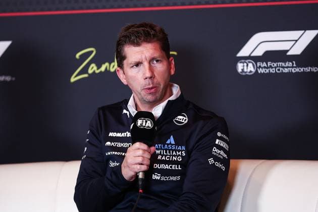 F1 - DUTCH GRAND PRIX 2025 VOWLES James, Team Principal of Williams Racing, portrait press conference, PK, Pressekonferenz during the 2025 Formula 1 Heineken Dutch Grand Prix, 15th round of the 2025 FIA Formula One World Championship, WM, Weltmeisterschaft from August 29 to 31, 2025 on the Zandvoort Circuit, in Zandvoort, Netherlands - ZandvoortNetherlands Copyright: xEricxAlonsox