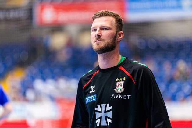 Philipp Weber SC Magdeburg, 20 GER, TBV Lemgo Lippe vs SC Magdeburg, Handball, 1 Bundesliga, 1 Matchday, Season 2025 2026, 29 08 2025 GER, TBV Lemgo Lippe vs SC Magdeburg, Handball, 1 Bundesliga, 1 Matchday, Season 2025 2026, 29 08 2025 Lemgo Copyright: xEibner-Pressefoto JanxRollingerx EP_JSK