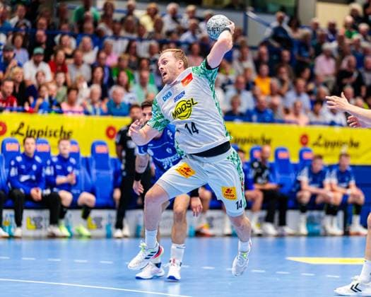 Omar Ingi Magnusson SC Magdeburg, 14 in goal GER, TBV Lemgo Lippe vs SC Magdeburg, Handball, 1 Bundesliga, 1 Matchday, Season 2025 2026, 29 08 2025 GER, TBV Lemgo Lippe vs SC Magdeburg, Handball, 1 Bundesliga, 1 Matchday, Season 2025 2026, 29 08 2025 Lemgo Copyright: xEibner-Pressefoto JanxRollingerx EP_JSK