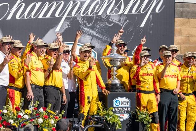 August 31, 2025, Lebanon, Tn, USA: IndyCar, Indy Car, IRL, USA Series driver, ALEX PALOU (10) (ESP) of Barcelona, Spain, wins the Championship at Nashville Superspeedway in LEBANON, TN. Lebanon USA - ZUMAa161 20250831_aaa_a161_005 Copyright: xWalterxG.xArcexSr.x
