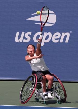 Yui Kamiji JPN , Wheelchair Ladies Singles, Wheelchair Ladies Singles, US Open Championships 2023, USTA Billie Jean King National Tennis Center, Flushing Meadows, New York, USA Yui Kamiji JPN , Wheelchair Ladies Singles, US Open Championships 2023, USTA Billie Jean King National Tennis Center, Flushing Meadows, New York, USA Copyright: xJuergenxHasenkopfx