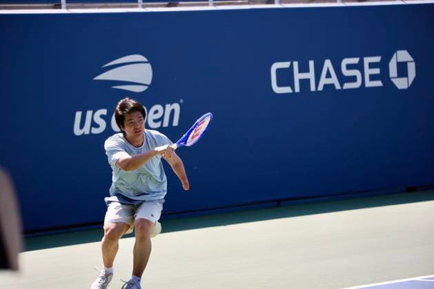 A hunt vs k. Takano in para standing t1, 1st round at us open tennis 2025. (spo) a hunt vs k. Takano in para standing t1, 1st round at us open tennis 2025. September 4, 2025, new york, usa : new zealander, a hunt (in navy blue shirt) vs japanese k. Takano (in light blue shirt ) in para standing t2-4, 1st round of us open tennis 2025. Para standing tennis is the format for people with physical impairments who want to play tennis without using a wheelchair. This includes, but not limited to, people with limb loss, limb deficiencies, cerebral palsy, acquired brain injuries or people of short stature amid the 145th us open, which is one of four annual grand slam tennis tournaments, held in late august and early september on hard courts at the usta billie jean king national tennis center in flushing meadows, queens, new york. The tournament features men s, women s, and mixed singles and doubles championships, plus wheelchair events. It is run by the united states tennis association (usta) and is the final major tournament of the year. This 2025 tournament is celebrating the 75th anniversary of althea gibson breaking the color barrier, which is being honored with a special theme and artwork for the event. Credit: niyi fote thenews2 (Foto: Niyi Fote Thenews2 imago images) SPO Copyright: xNiyixFotex