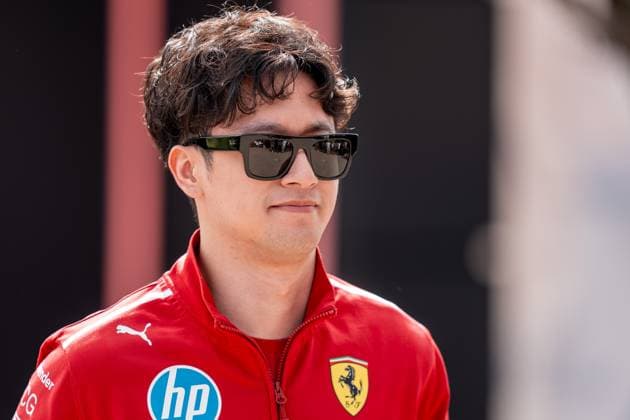 Zhou Guanyu substitute driver Scuderia Ferrari HP, China, 24 , ITA, Formula 1 World Championship, Italian Grand Prix, Autodromo Nazionale Monza, Practice Day, 2025 season, 05 09 2025 ITA, Formula 1 World Championship, Italian Grand Prix, Autodromo Nazionale Monza, Practice Day, 2025 season, 05 09 2025 Monza Copyright: xEibner-Pressefoto MarcelxFischerx EP_MFI
