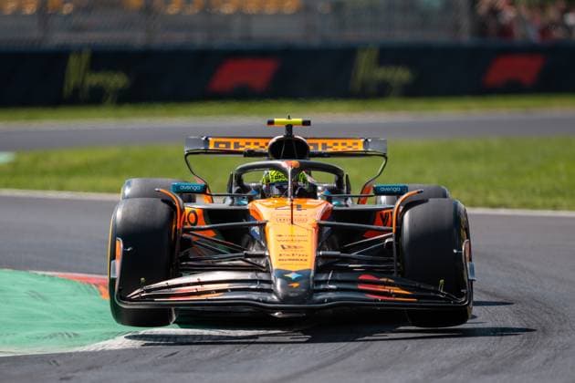 Lando Norris McLaren Formula 1 Team, Great Britain 04 in MCL39, ITA, Formula 1 World Championship, Italian Grand Prix, Autodromo Nazionale Monza, Practice Day, 2025 season, 05 09 2025 ITA, Formula 1 World Championship, Italian Grand Prix, Autodromo Nazionale Monza, Practice Day, 2025 season, 05 09 2025 Monza Copyright: xEibner-Pressefoto MarcelxFischerx EP_MFI