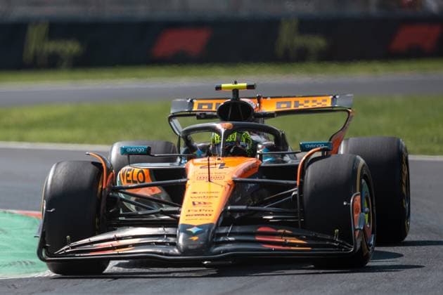 Lando Norris McLaren Formula 1 Team, Great Britain 04 in MCL39, ITA, Formula 1 World Championship, Italian Grand Prix, Autodromo Nazionale Monza, Practice Day, 2025 season, 05 09 2025 ITA, Formula 1 World Championship, Italian Grand Prix, Autodromo Nazionale Monza, Practice Day, 2025 season, 05 09 2025 Monza Copyright: xEibner-Pressefoto MarcelxFischerx EP_MFI
