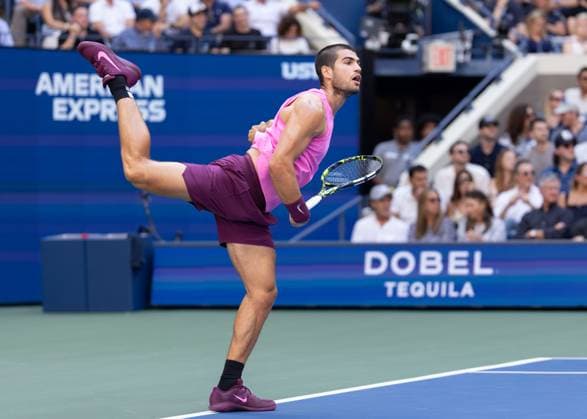 Carlos Alcaraz ESP , US Open Championships 2023, USTA Billie Jean King National Tennis Center, Flushing Meadows, New York, USA Carlos Alcaraz ESP , US Open Championships 2023, USTA Billie Jean King National Tennis Center, Flushing Meadows, New York, USA Copyright: xJuergenxHasenkopfx