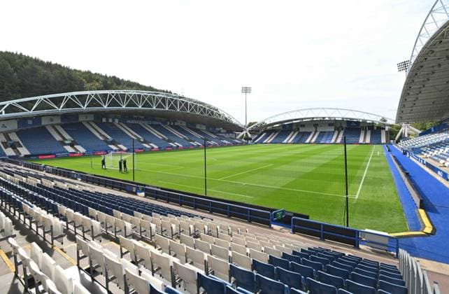 Accu Stadium home to Huddersfield Town Huddersfield Town v Peterborough United, EFL Sky Bet League One, Football, John Smiths Stadium, Huddersfield, UK - 06 Sept 2025Huddersfield John Smiths Stadium United Kingdom EDITORIAL USE ONLY No use with unauthorised audio, video, data, fixture lists, club league logos or live services. Online in-match use limited to 120 images, no video emulation. No use in betting, games or single club league player publications. Copyright: xRichardxLee Shutterstockx 15471157b