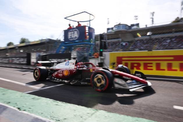 Charles Leclerc Scuderia Ferrari HP, 16 , Qualifying, ITA, Formula 1 World Championship, Italian Grand Prix, Monza, Autodromo Nazionale Monza, 06 09 2025 ITA, Formula 1 World Championship, Italian Grand Prix, Monza, Autodromo Monza, 06 09 2025 Monza Copyright: xEibner-Pressefoto AnnikaxGrafx EP_AGF