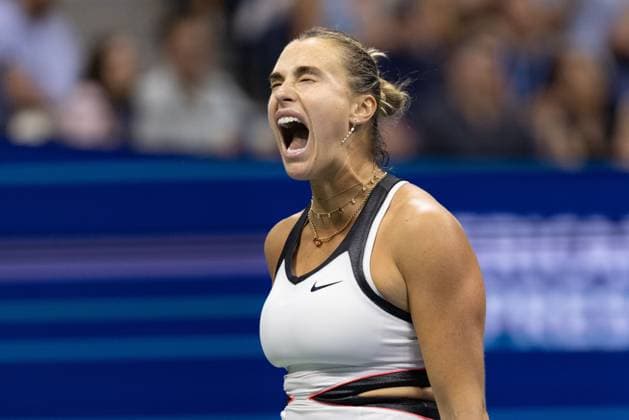 Aryna Sabalenka reacts upset, anger, disappointed, disappointment, emotion, Ladies Singles, Final, Final, US Open Championships 2025, USTA Billie Jean King National Tennis Center, Flushing Meadows, New York, USA Copyright: xJuergenxHasenkopfx