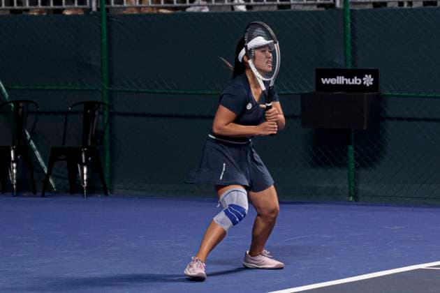 Dutch tennis player Lian Tran faces Bolivian Noelia Zeballos at the SP Open in Sao Paulo Sao Paulo (SP), September 6, 2025 Sports WTA250 SP Open - Match between Dutchwoman Lian Tran and Bolivian Noelia Zeballos, at the SP Open in Sao Paulo, which takes place from September 6 to 14 at Villa-Lobos Park, on the central court, this Saturday, September 6, 2025, in the west zone of Sao Paulo. Dutch tennis player Lian Tran beat Bolivian Noelia Zeballos by scores of 3-6, 6-4, 6-1, and 2-1, and is classified. (Foto: Leco Viana Thenews2 imago images) SPO Copyright: xLecoxVianax