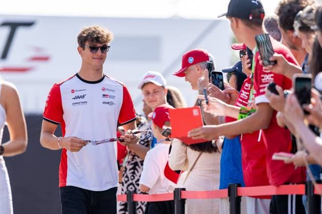 Oliver Bearman MoneyGram Haas F1 Team, Great Britain 87 , ITA, Formula 1 World Championship, Italian Grand Prix, Autodromo Nazionale Monza, Race Day, 2025 season, 07 09 2025 ITA, Formula 1 World Championship, Italian Grand Prix, Autodromo Nazionale Monza, Race Day, 2025 season, 07 09 2025 Monza Copyright: xEibner-Pressefoto MarcelxFischerx EP_MFI