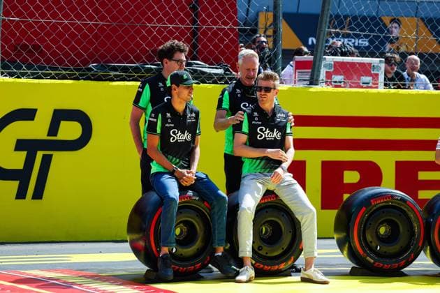 F1 - ITALIAN GRAND PRIX 2025 BINOTTO Mattia, Chief Operating & Chief Technical Officer of Audi F1, BORTOLETO Gabriel (bra), Stake F1 Team Kick C45, WHEATLEY Jonathan (gbr), Team Principal of Stake F1 Team Kick, HULKENBERG Nico (ger), Stake F1 Team Kick C45, portrait during the 2025 Formula 1 Pirelli Grand Premio d™Italia, 2025 Italian Grand Prix, 16th round of the 2025 FIA Formula One World Championship, WM, Weltmeisterschaft from September 5 to 7, 2025 on the Autodromo Nazionale Monza, in Monza, Italy - MonzaItaly Copyright: xFLORENTxGOODENx