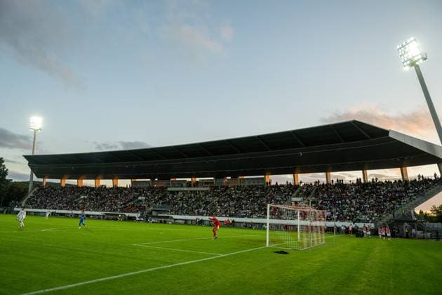 Stadium overview, Total, Main stand, GER, Germany vs Italy, Football, U20 Elite League, Matchday 2, Season 2025 2026, 09 09 2025, Eibner Pressefoto Sascha Walther GER, Germany vs Italy, Football, U20 Elite League, Matchday 2, Season 2025 2026, 09 09 2025 Reutlingen Copyright: xEibner-Pressefotox EP_SWA