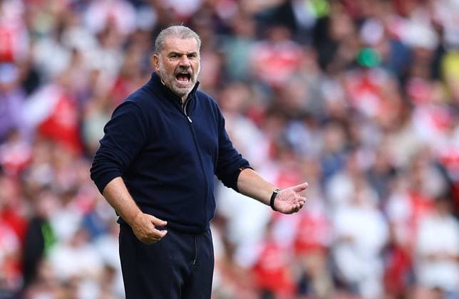 Ange Postecoglou manager of Nottingham Forest reacts Arsenal v Nottingham Forest, Premier League, Football, Emirates Stadium, London, UK - 13 Sept 2025London Emirates Stadium United Kingdom EDITORIAL USE ONLY No use with unauthorised audio, video, data, fixture lists, club league logos or live services. Online in-match use limited to 120 images, no video emulation. No use in betting, games or single club league player publications. Copyright: xMichaelxZemanek Shutterstockx 15481272ag